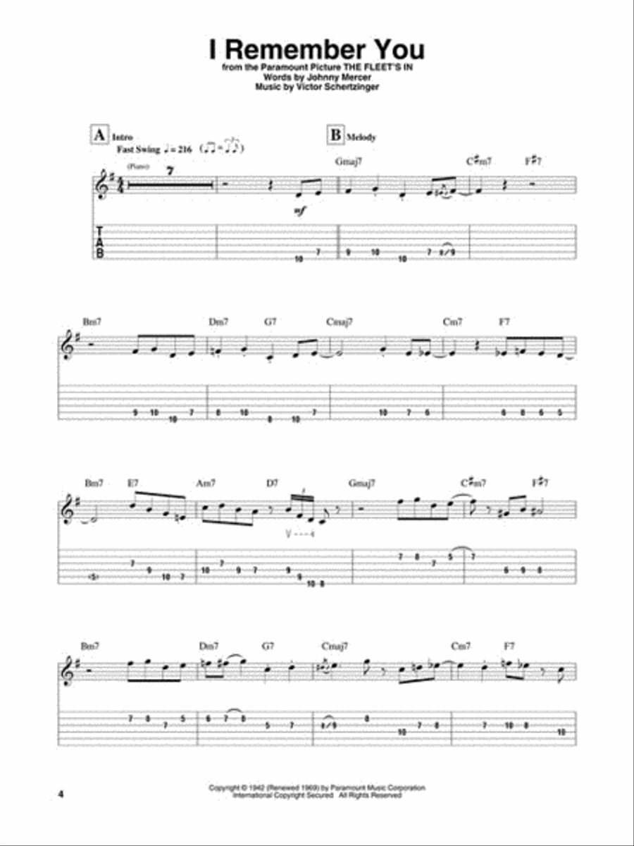Jazz Greats Electric Guitar scores gallery preview page 4