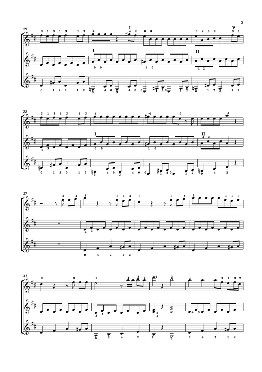 Shaun The Sheep Shaun The Sheep Guitar Ensemble scores gallery preview page 3