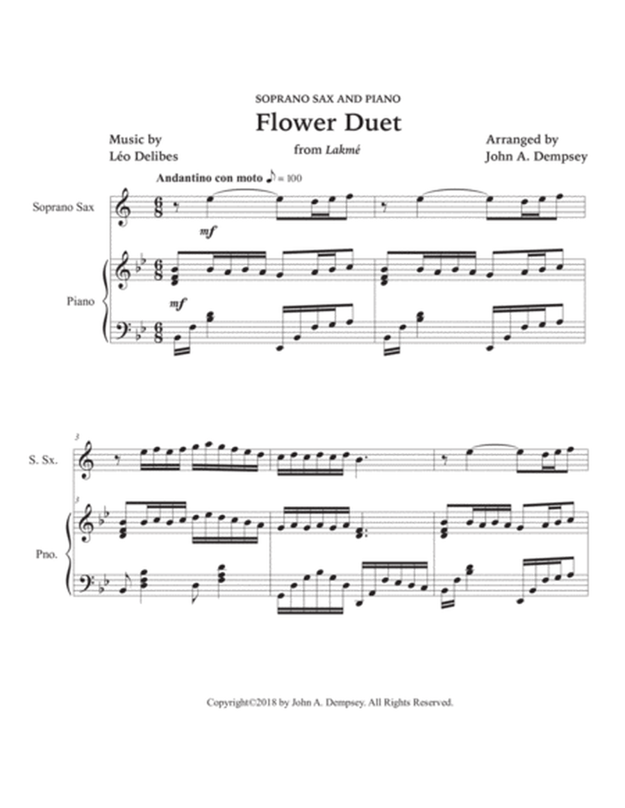 Flower Duet (Soprano Sax and Piano) image number null