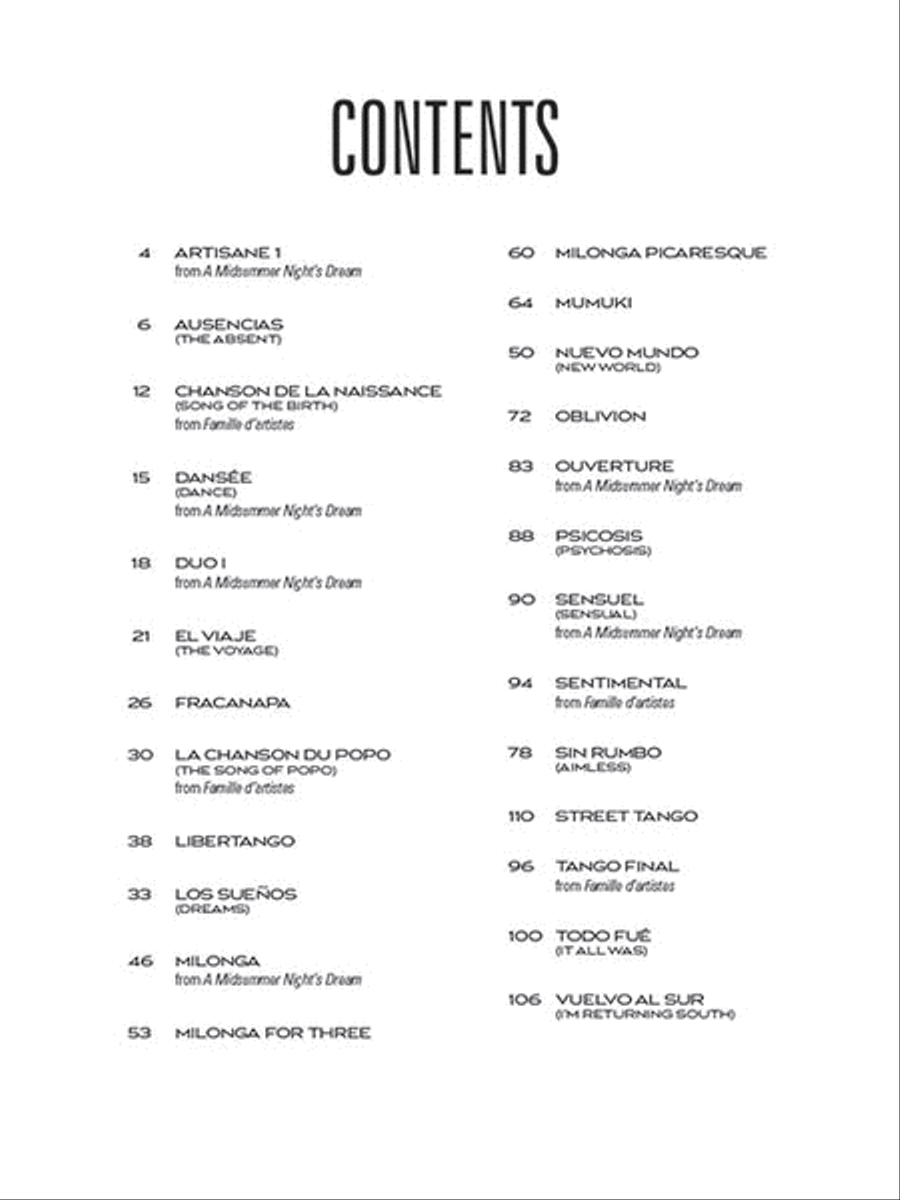 25 Piazzolla Tangos for Flute and Piano Flute Solo scores gallery preview page 2
