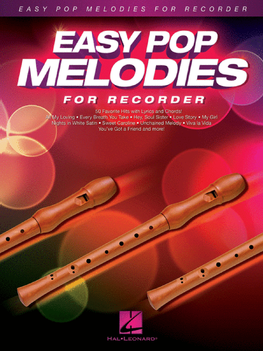 Easy Pop Melodies Recorder scores gallery preview page 1