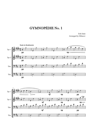 Gymnopédie no 1 | Brass Quartet | Original Key |Easy intermediate