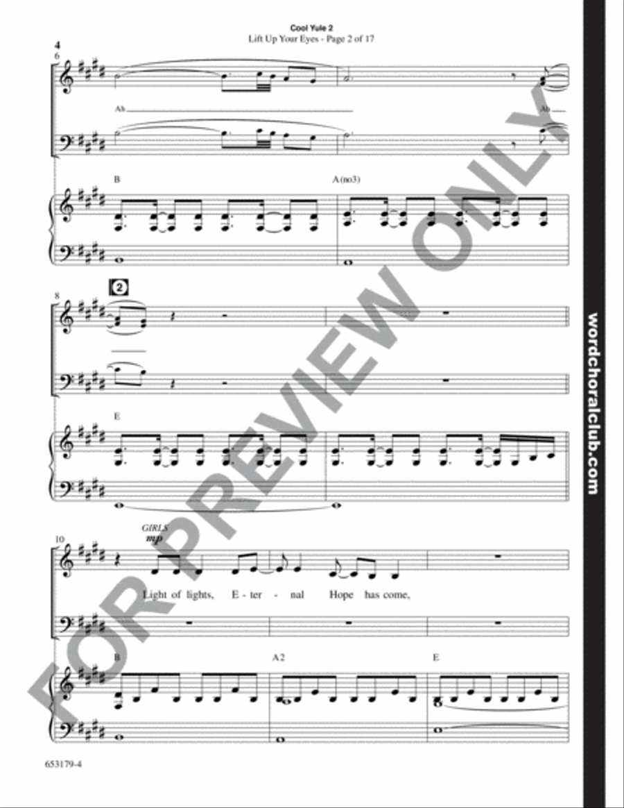 Cool Yule 2 - Choral Book 3-Part scores gallery preview page 5