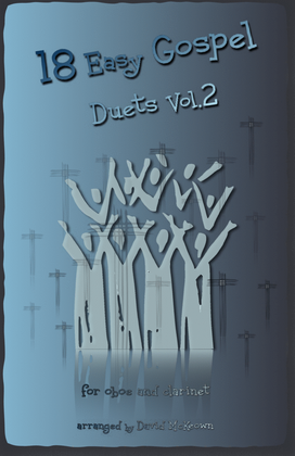 Book cover for 18 Easy Gospel Duets Vol.2 for Oboe and Clarinet