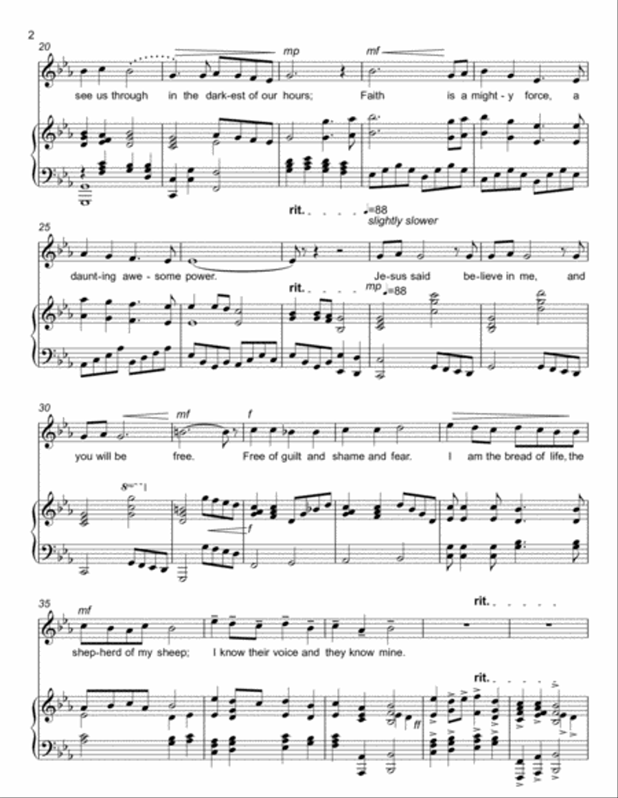 A Mighty Force Voice scores gallery preview page 2