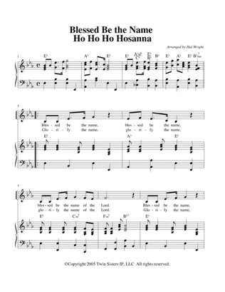 Book cover for Blessed Be The Name / Ho Ho Ho Hosanna