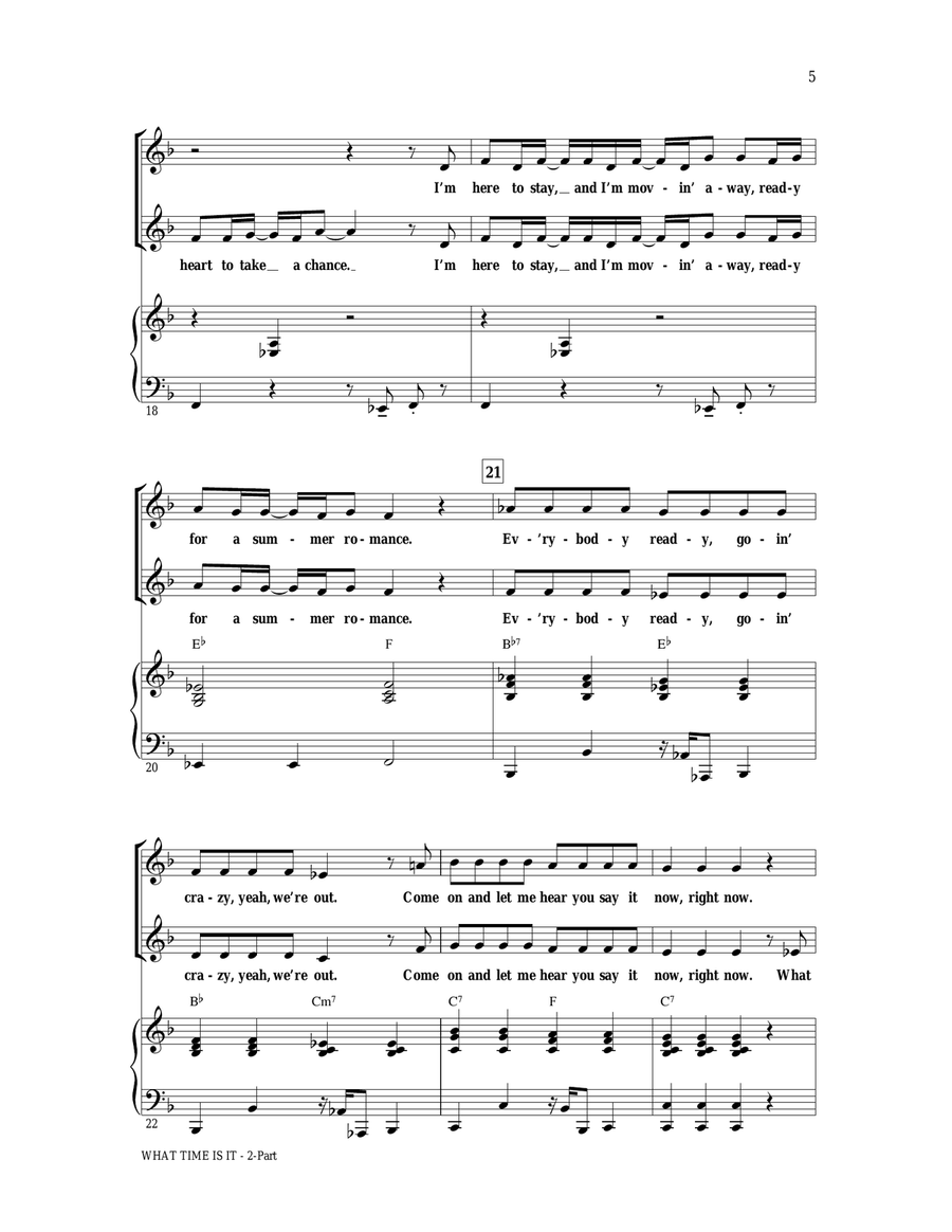 What Time Is It 2-Part scores gallery preview page 4