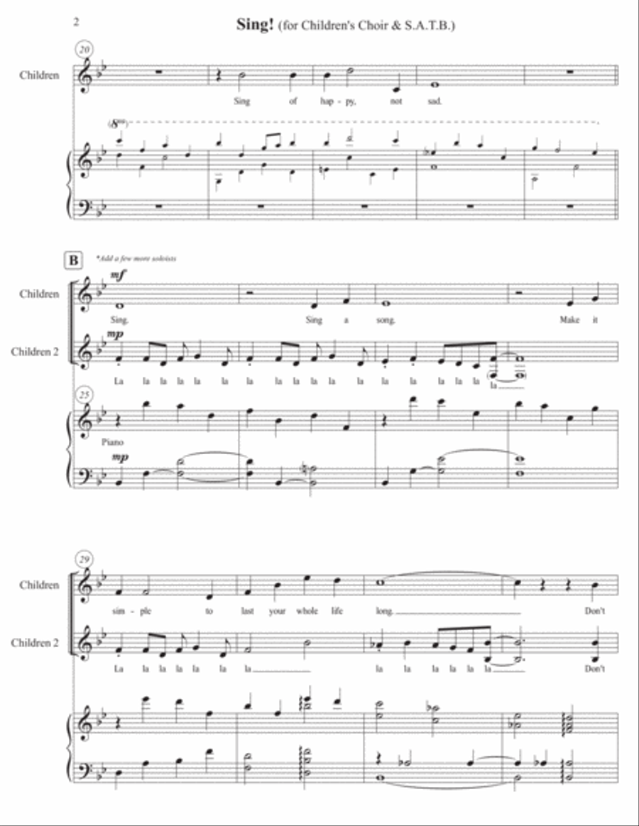Sing Sing 4-Part scores gallery preview page 3