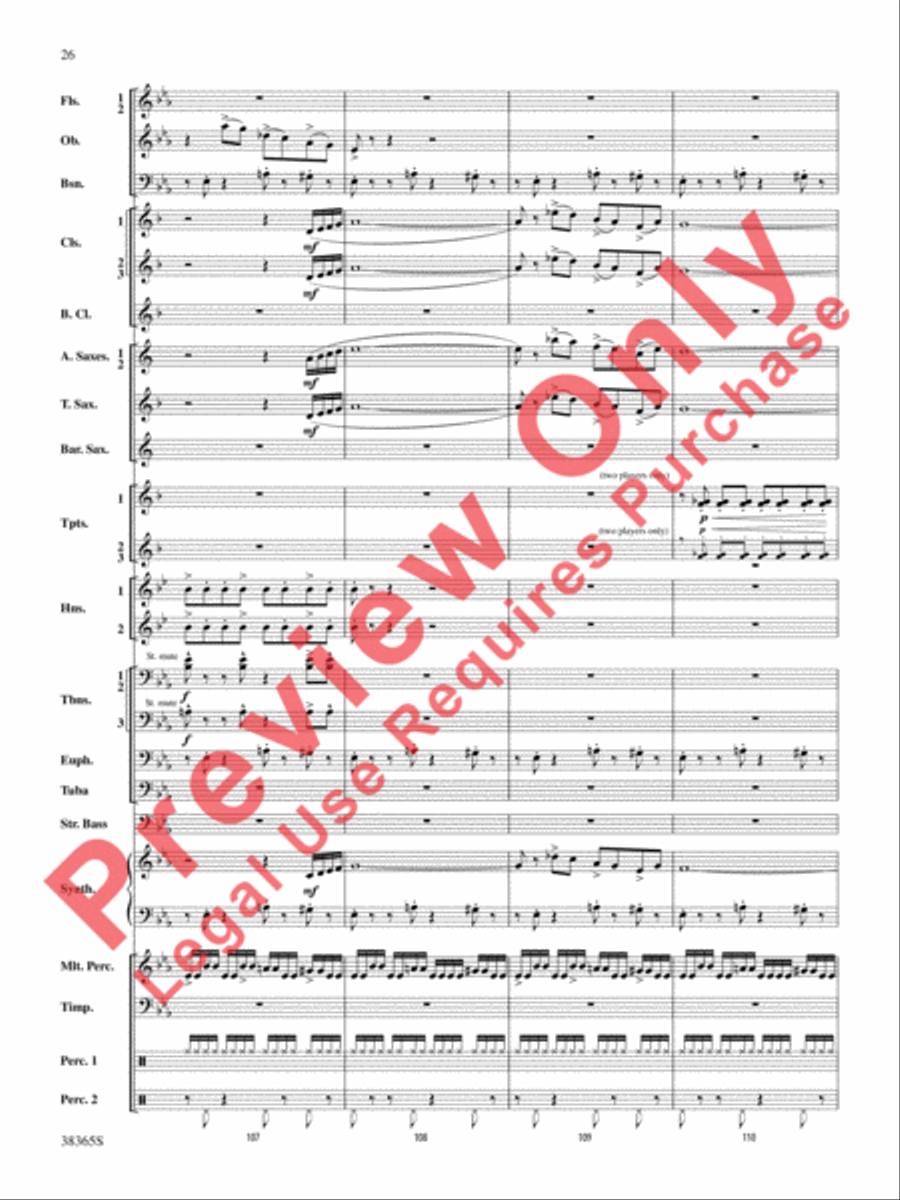 Crossroads to the Future Concert Band scores gallery preview page 27