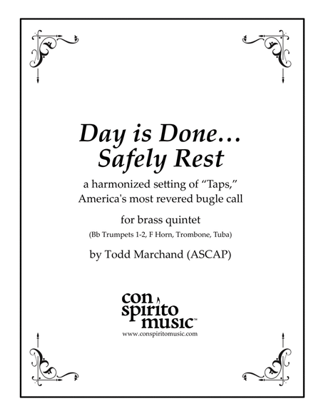 Day is Done … Safely Rest ("Taps") - brass quintet image number null