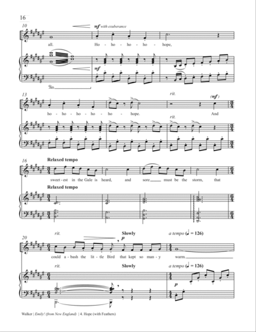 Hope (with Feathers) Soprano Voice scores gallery preview page 2