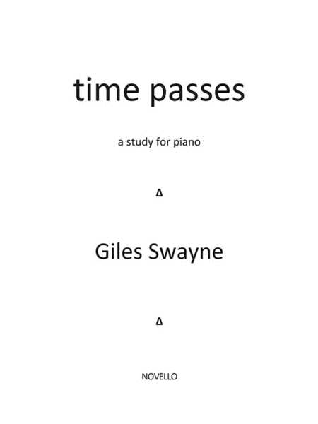 Time Passes - A Study for Piano