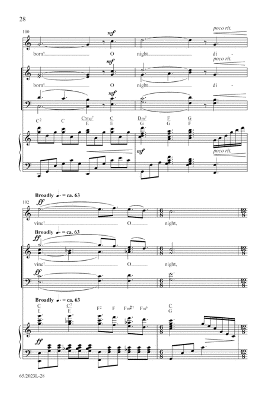 Child of Hope 4-Part scores gallery preview page 29