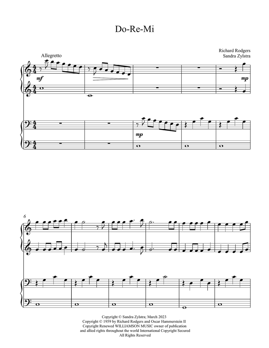 Do-re-mi 1 Piano, 4-Hands scores gallery preview page 2