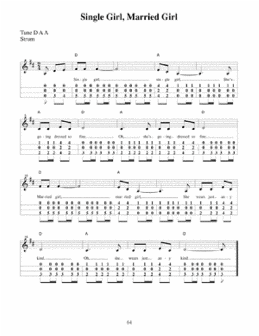 Greenwich Village - The Happy Folk Singing Days 1950s and 1960s Guitar scores gallery preview page 2