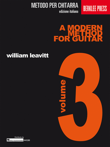 Metodo moderno per chitarra volume 3