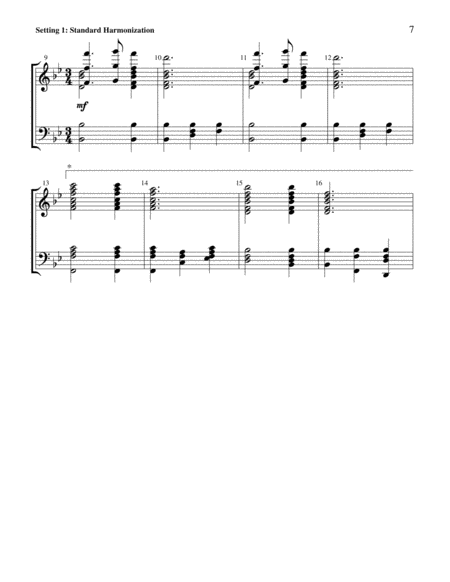 Flexible Hymn Accompaniments for Handbells, Set 1 (Handbell Part)