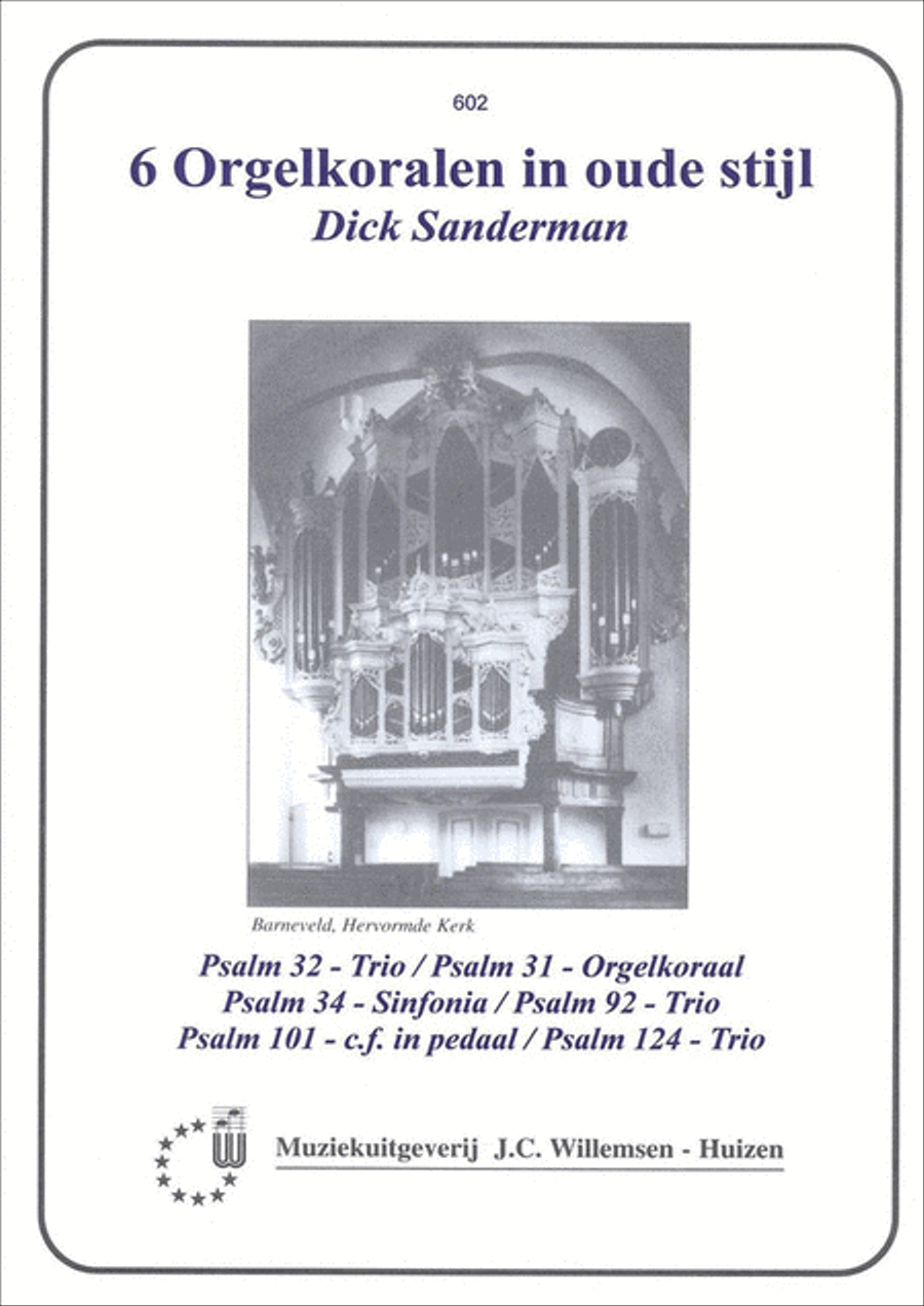 6 Orgelkoralen In Oude Stijl Organ scores gallery preview page 1