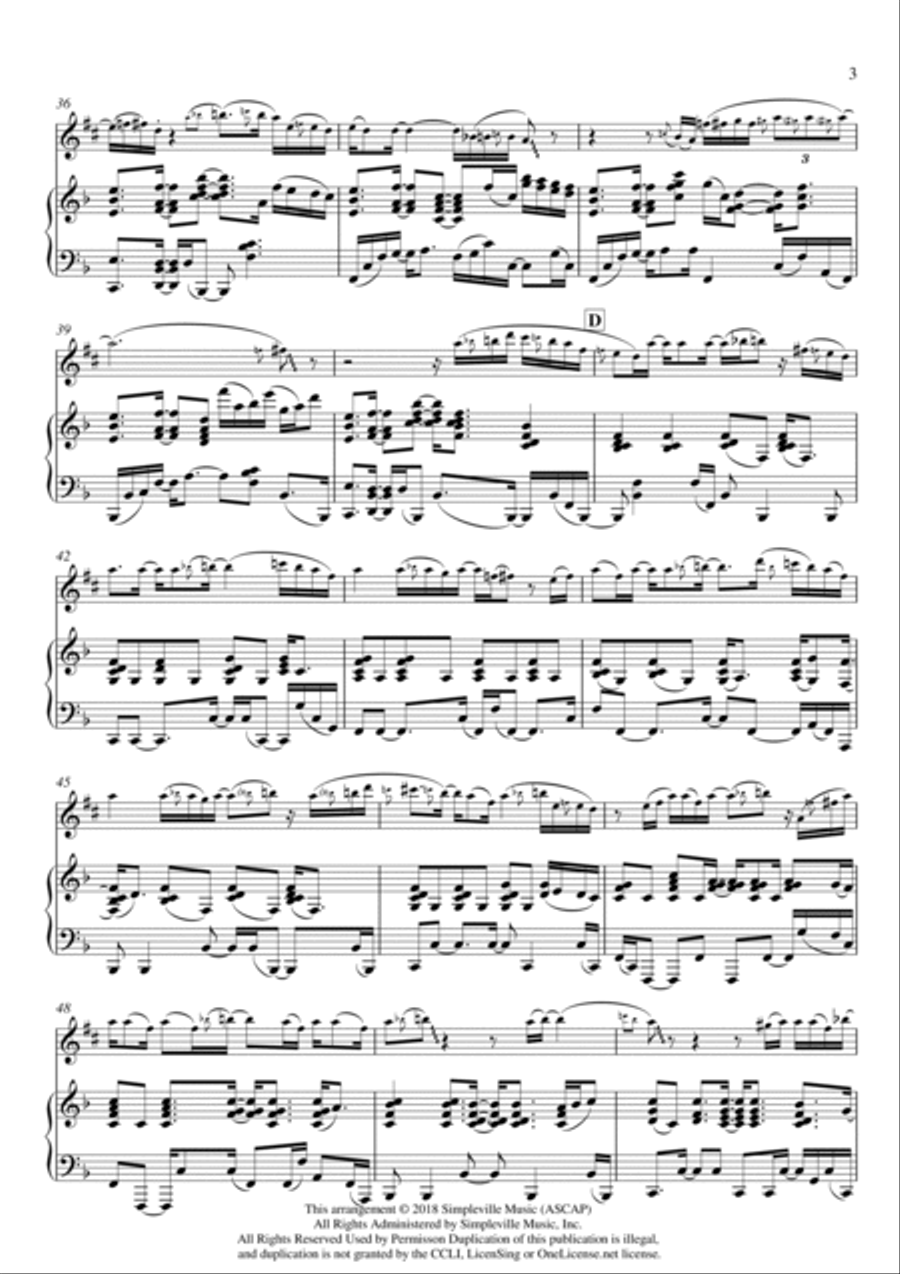 I Can Only Imagine Alto Saxophone scores gallery preview page 3