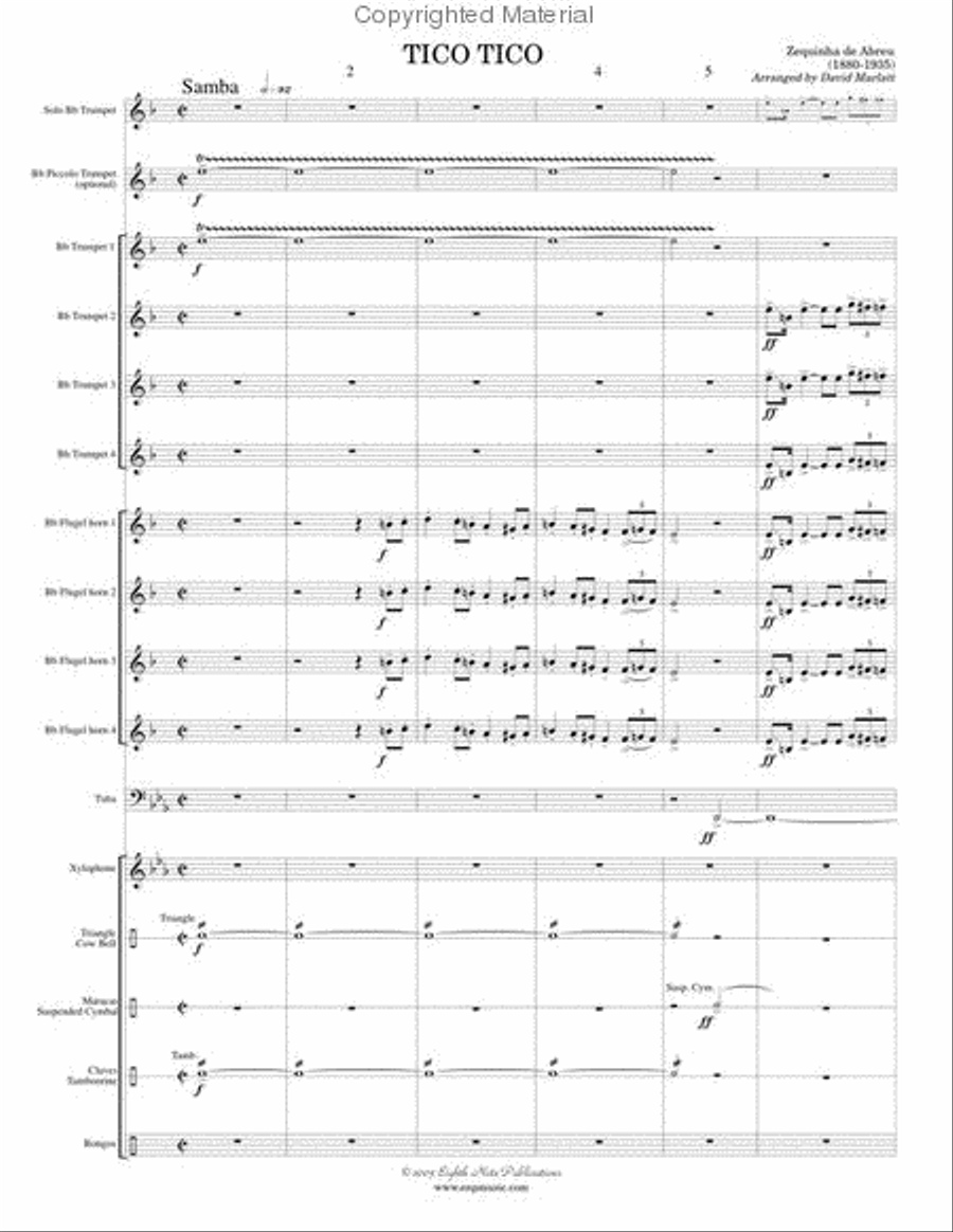 Tico Tico Brass Ensemble scores gallery preview page 2