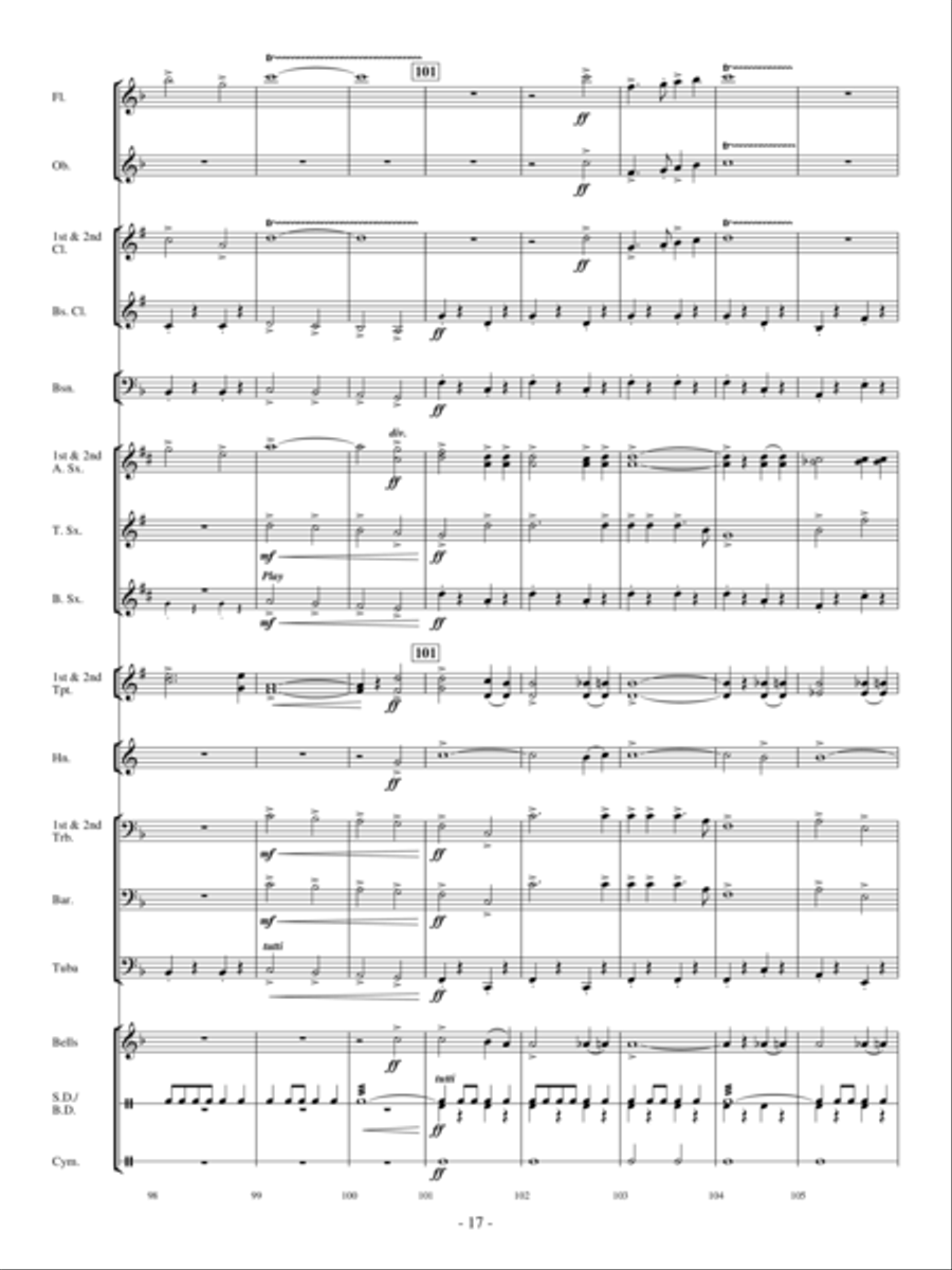 March Kings March Kings Concert Band scores gallery preview page 16
