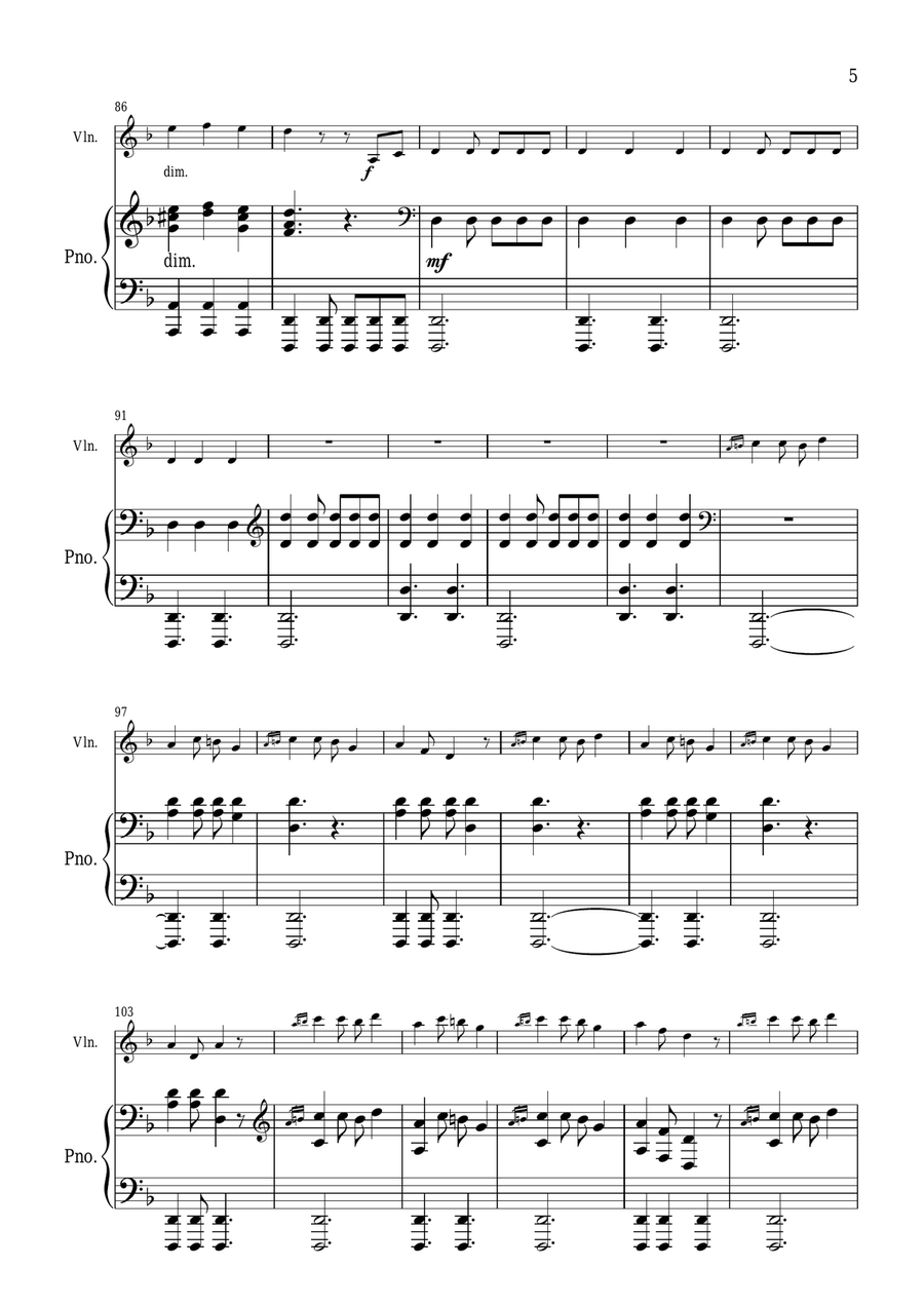 Pirates Of The Caribbean Pirates Of The Caribbean Violin Solo scores gallery preview page 5