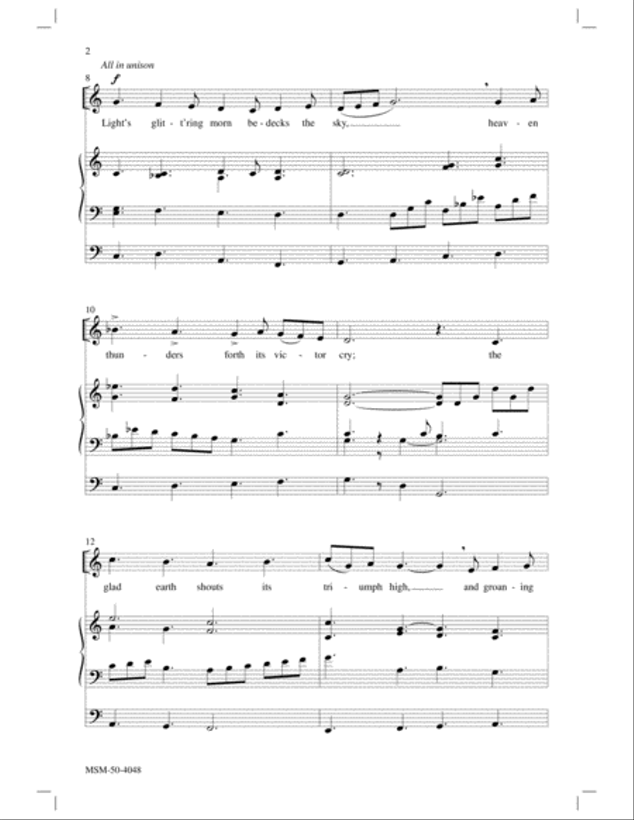 Light's Glittering Morn Light's Glittering Morn SSA scores gallery preview page 3
