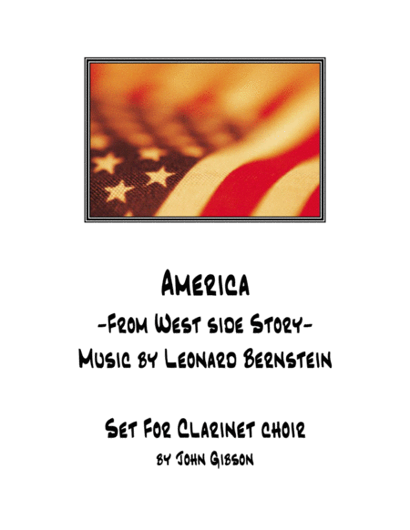 America! from West Side Story - for Clarinet Choir image number null