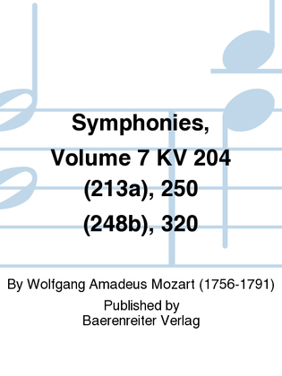 Sinfonien, Band 7, KV 204 (213a), 250 (248b), 320