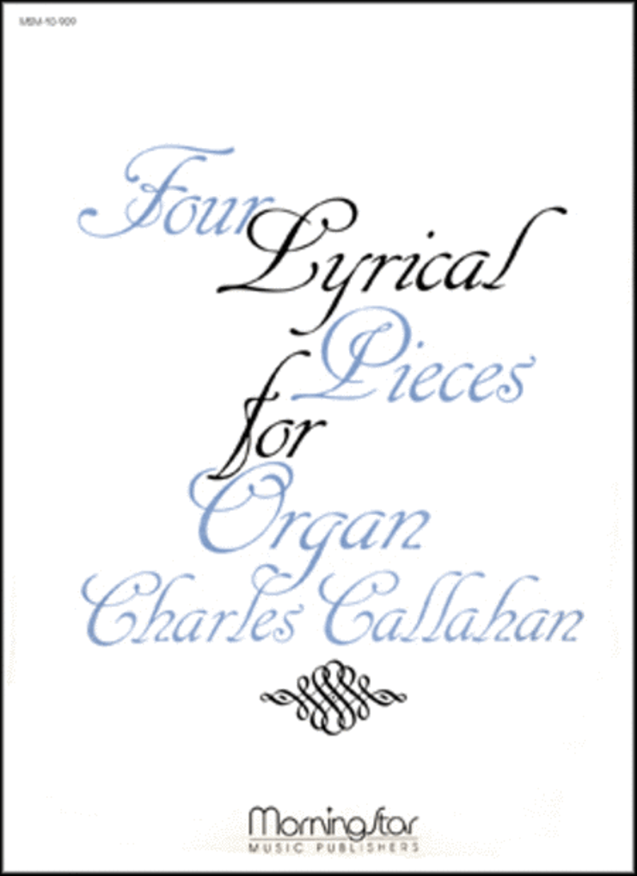 Four Lyrical Pieces for Organ Organ Solo scores gallery preview page 1
