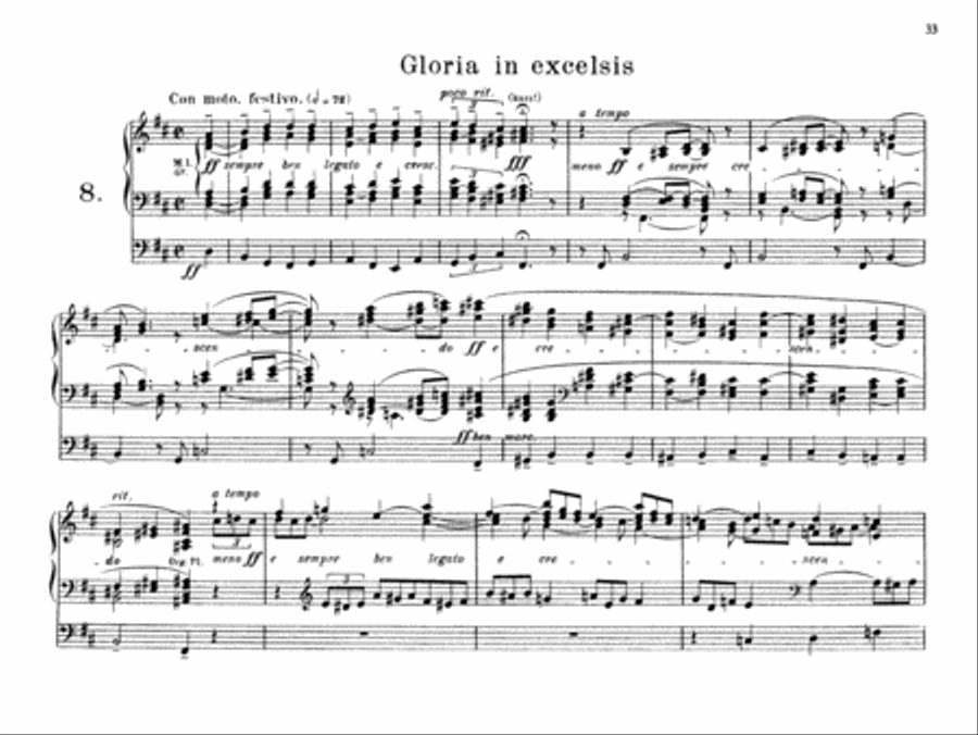 Reger: Organ Works, Op. 59 Organ scores gallery preview page 1