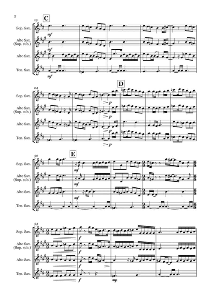 Kiss From A Rose Woodwind Trio scores gallery preview page 2