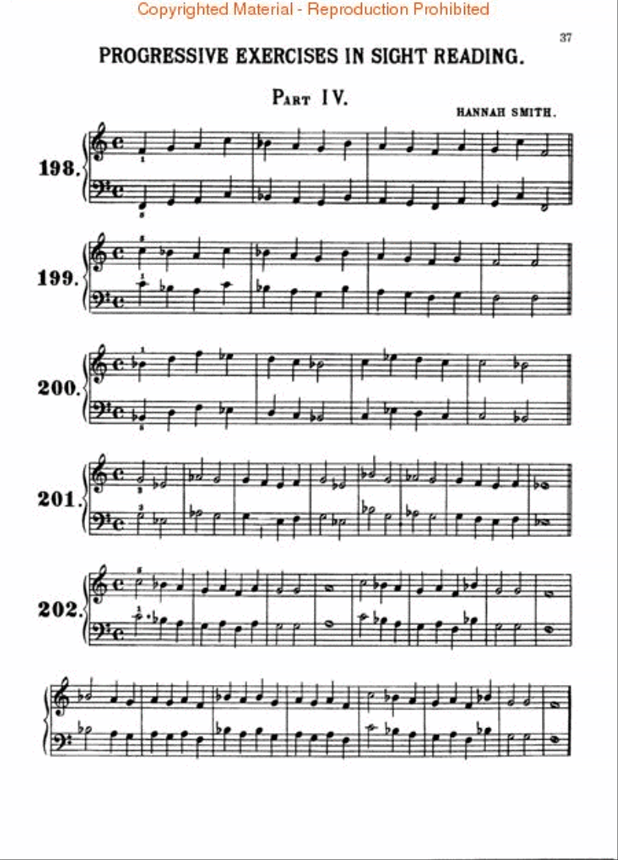 Progressive Sight Reading Exercises Piano Method scores gallery preview page 2