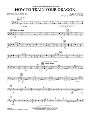 Themes from How to Train Your Dragon - Trombone/Baritone B.C.