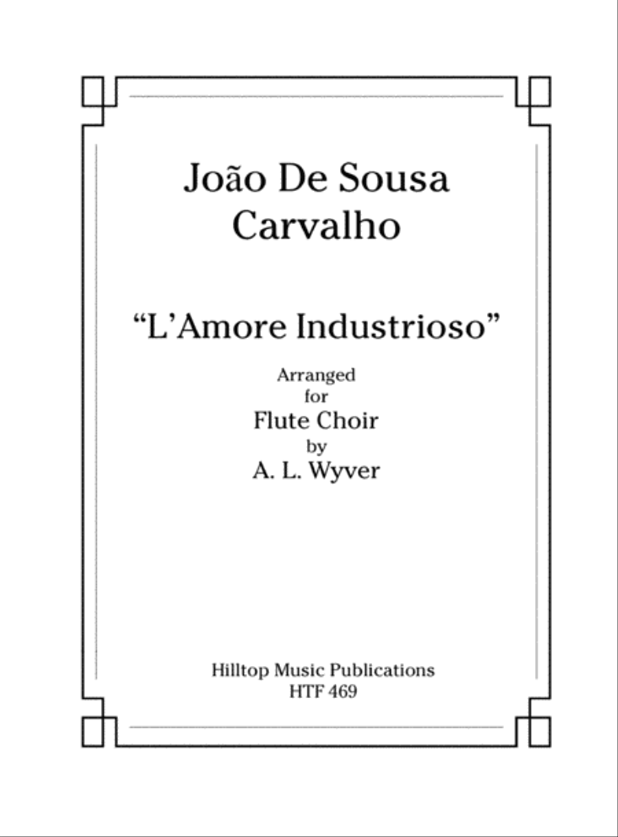 L'Amore Industrioso arr. Flute Choir Flute Choir scores gallery preview page 1