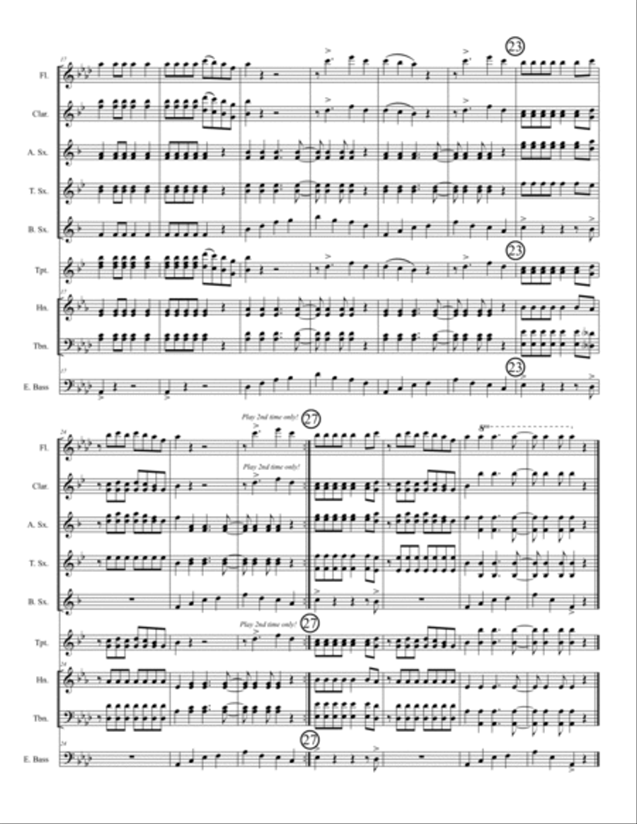 Barbara Ann Jazz Ensemble scores gallery preview page 4