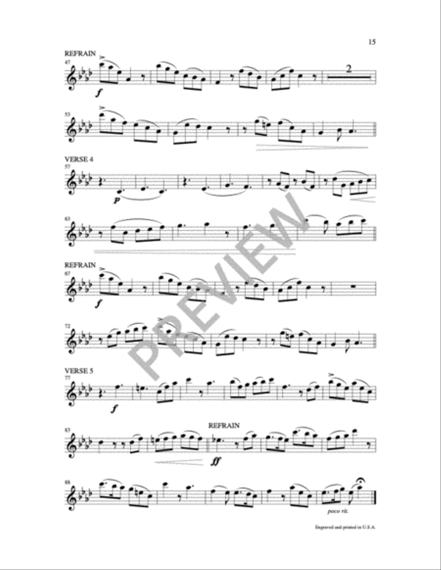 Song of the Passion 4-Part scores gallery preview page 5
