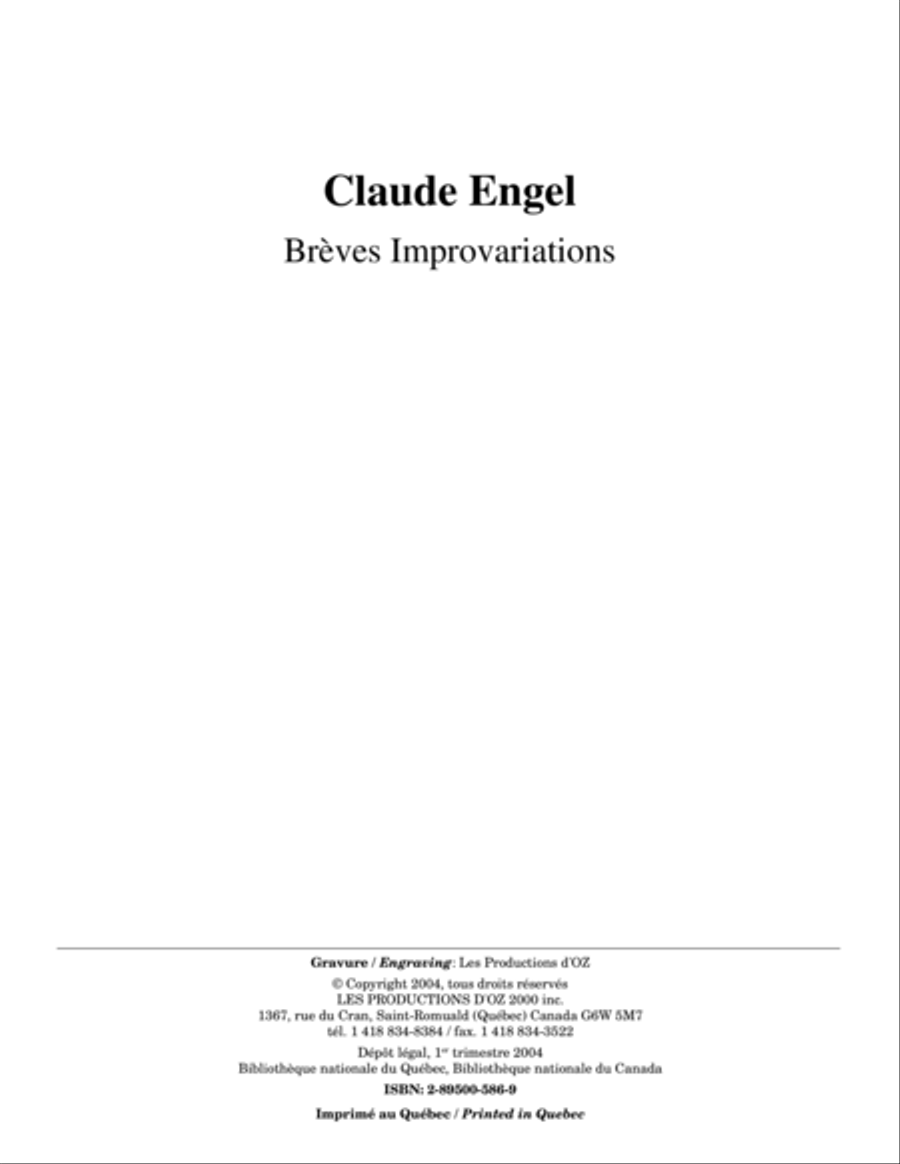 Improvariations Classical Guitar scores gallery preview page 1