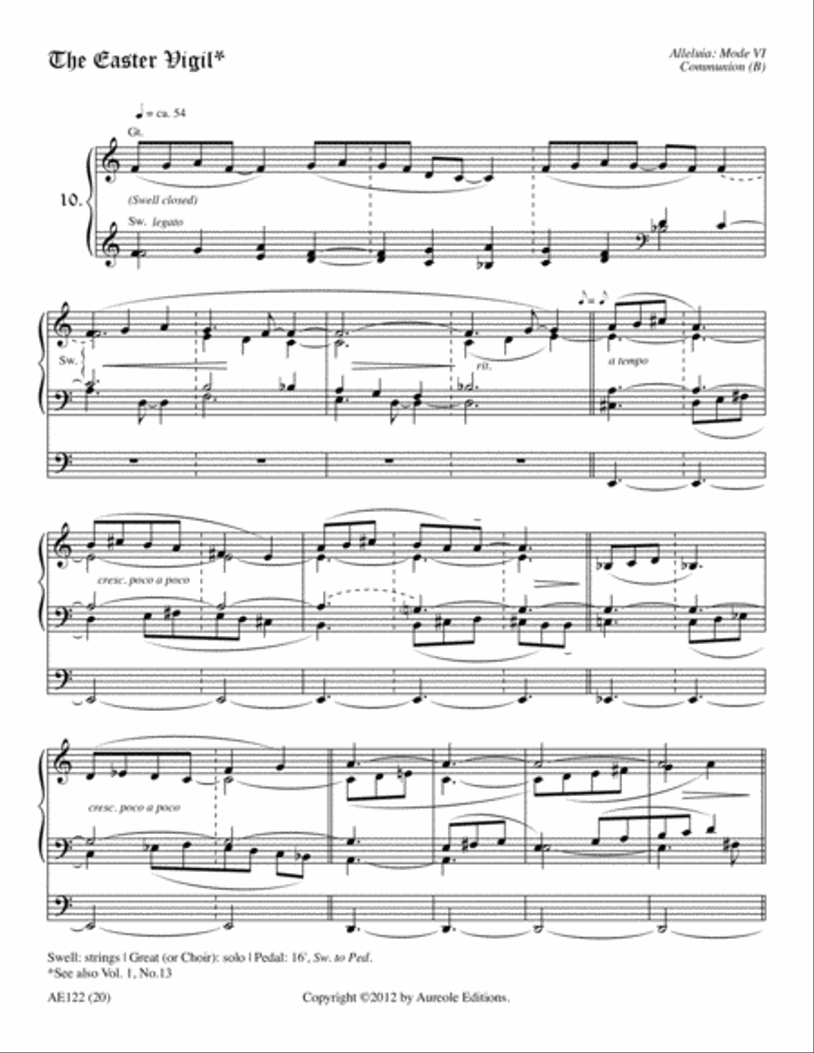 A Gregorian Liturgical Year for Organ, Volume 2 Organ scores gallery preview page 9