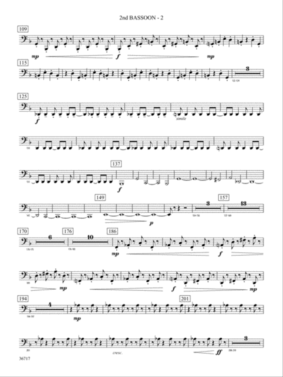 Sparkle: 2nd Bassoon Concert Band scores gallery preview page 2