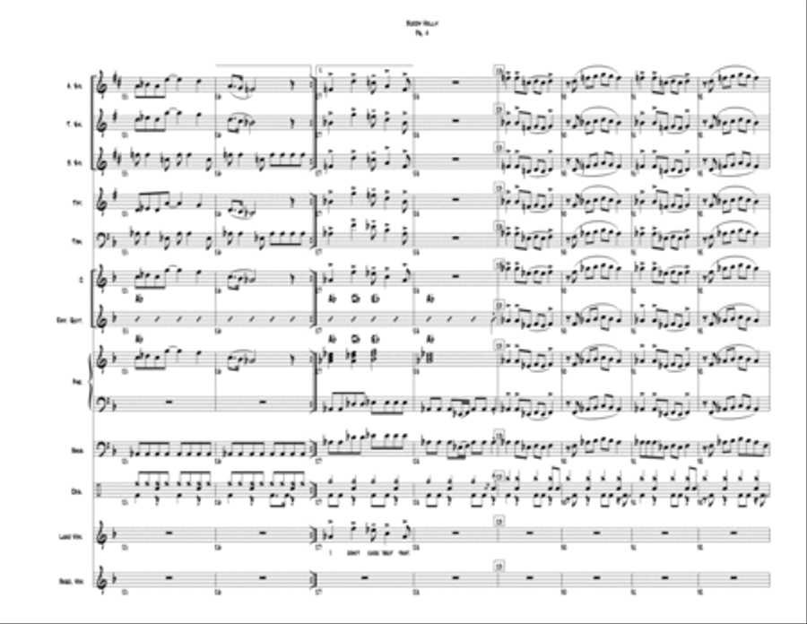 Buddy Holly Large Ensemble scores gallery preview page 4