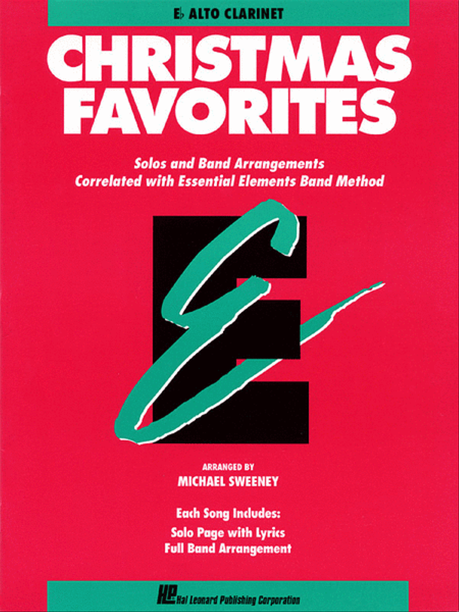 Essential Elements Christmas Favorites Concert Band Methods scores gallery preview page 1