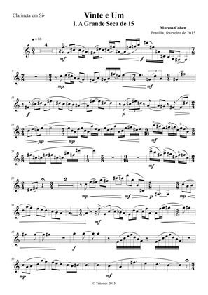 Vinte e Um - Suite for Bb Clarinet and Piano
