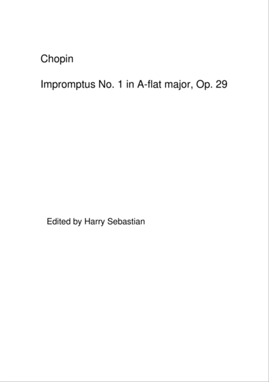 chopin- Impromptu No 1 to No 3 Piano Solo scores gallery preview page 2