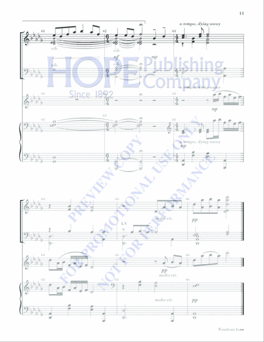 Wondrous Love Is This Wondrous Love Is This Handbell Choir scores gallery preview page 11