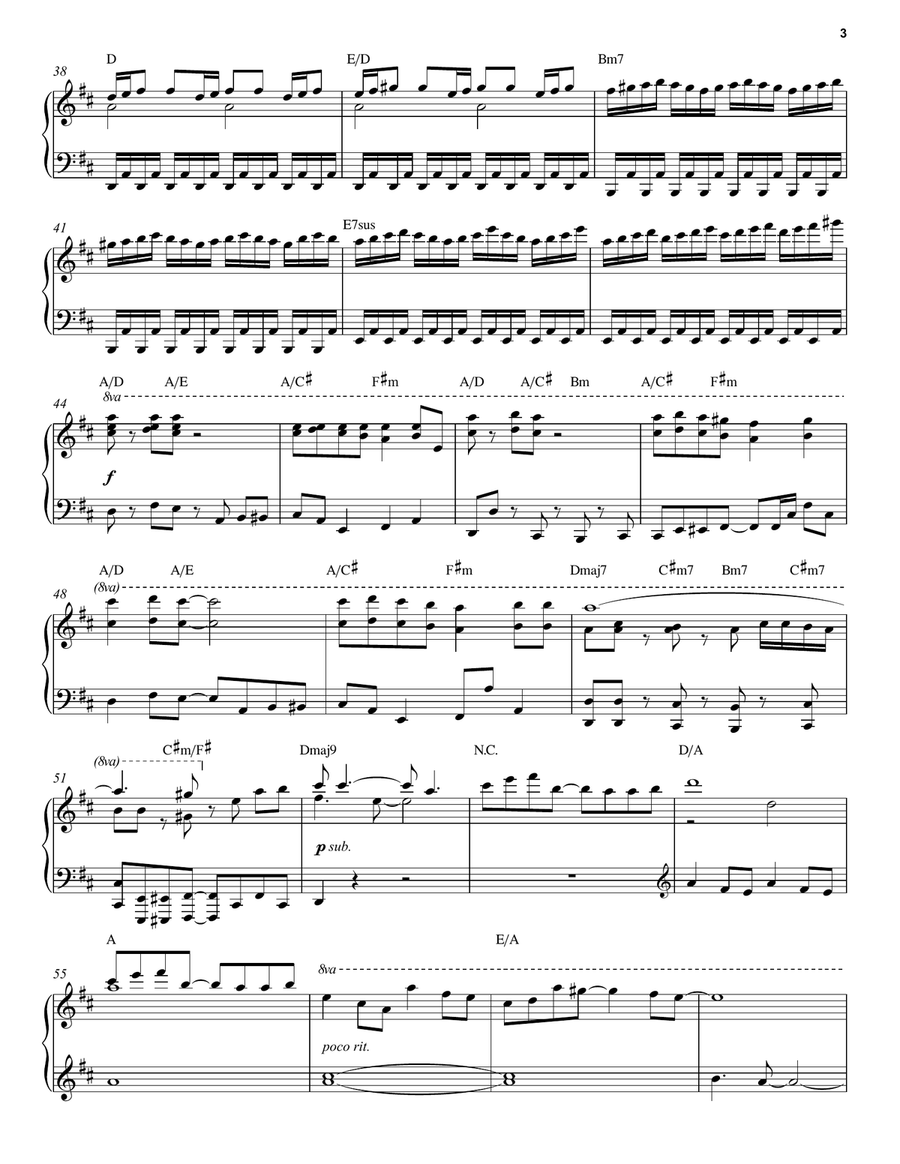 September Piano Solo scores gallery preview page 3