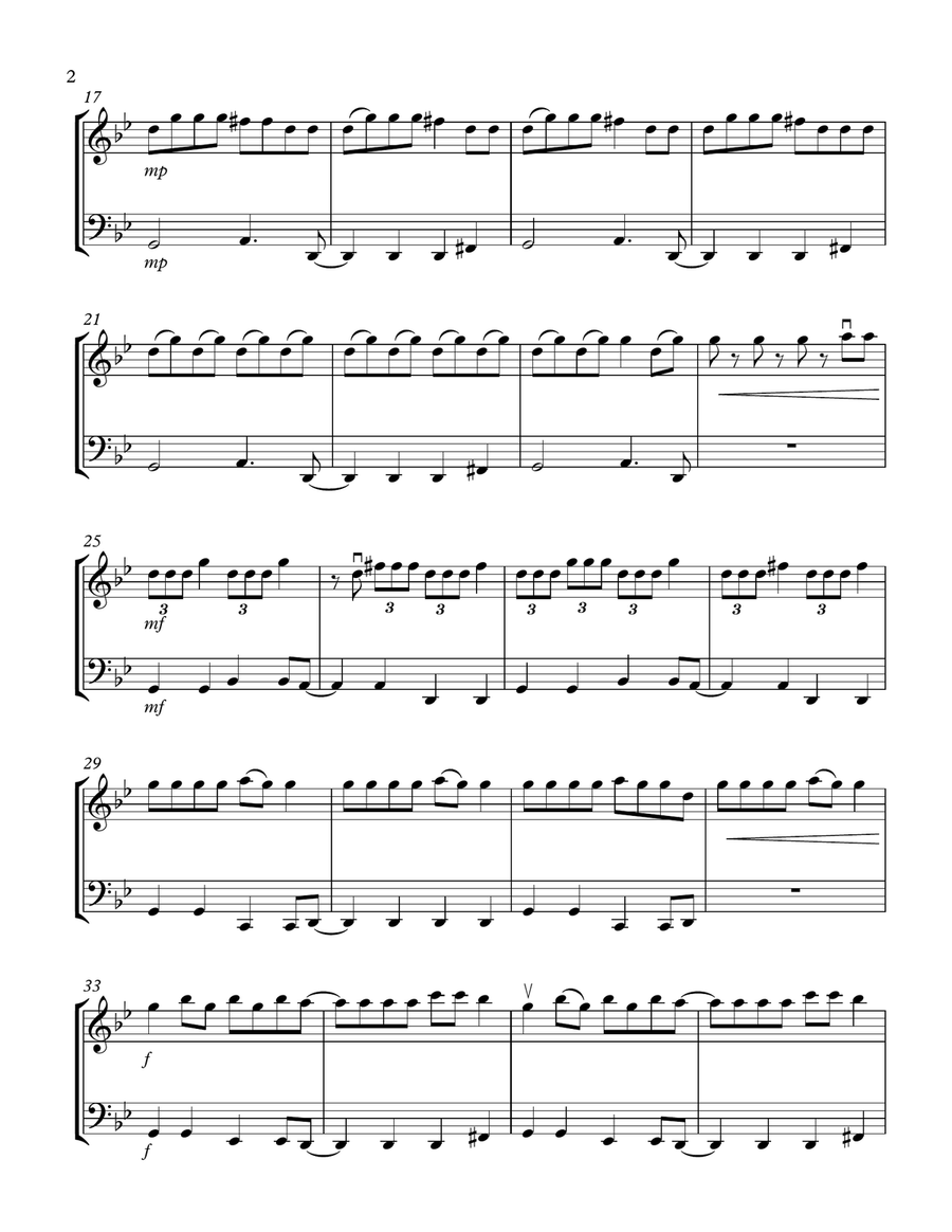 I Like It String Duet scores gallery preview page 2