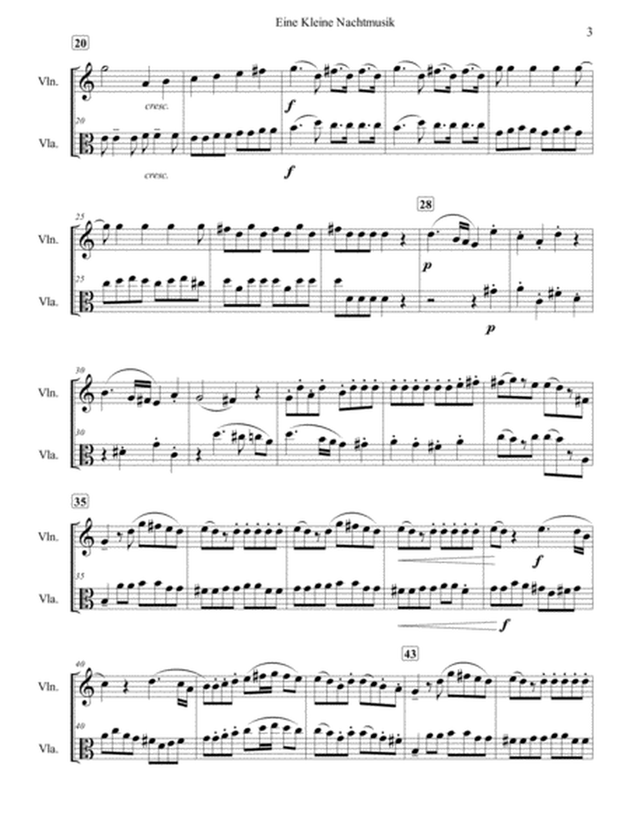 Eine Kleine Nachtmusik for Trumpet and Trombone image number null