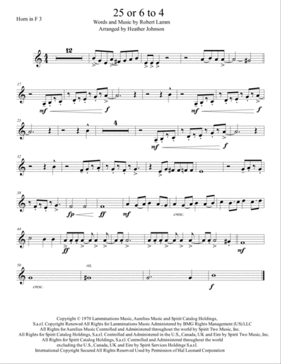 25 Or 6 To 4 Brass Ensemble scores gallery preview page 3
