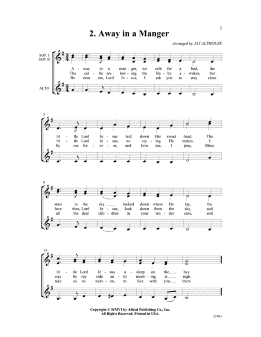Joy: A Carol Collection SSA scores gallery preview page 3